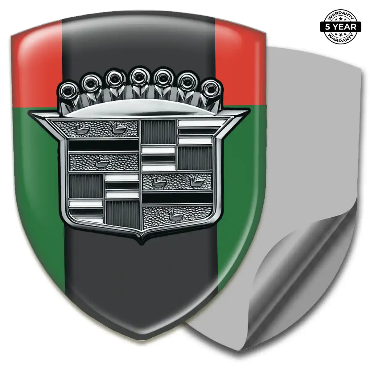 Cadillac Domed Car Sticker Interior Luxe