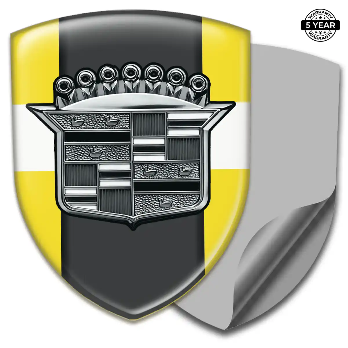 Cadillac Domed Car Sticker Outer Style