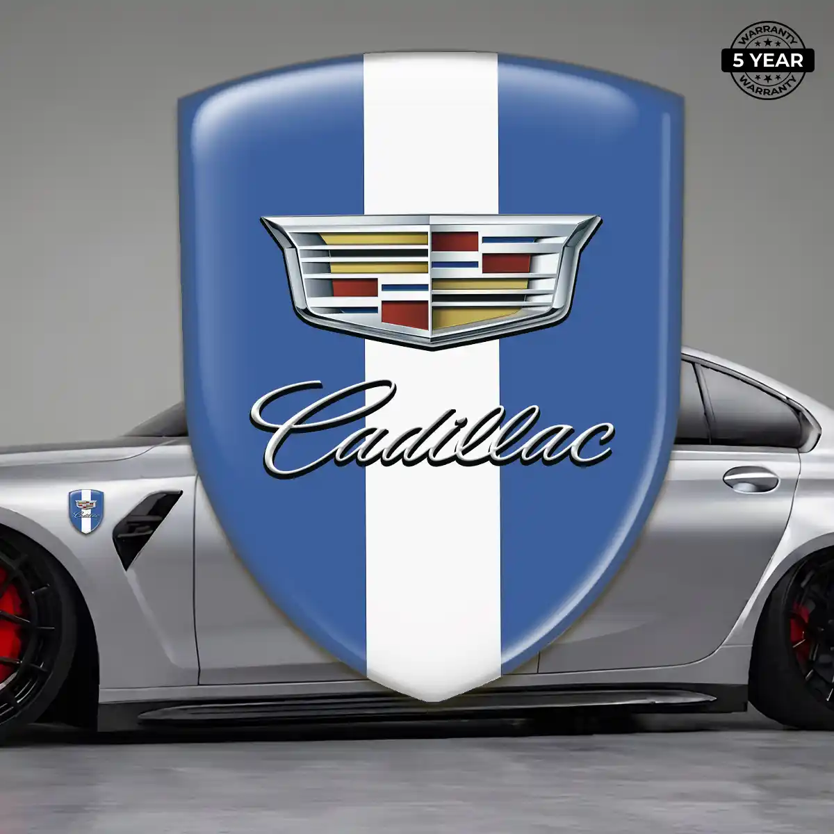 Cadillac Domed Decal Auto Tuning