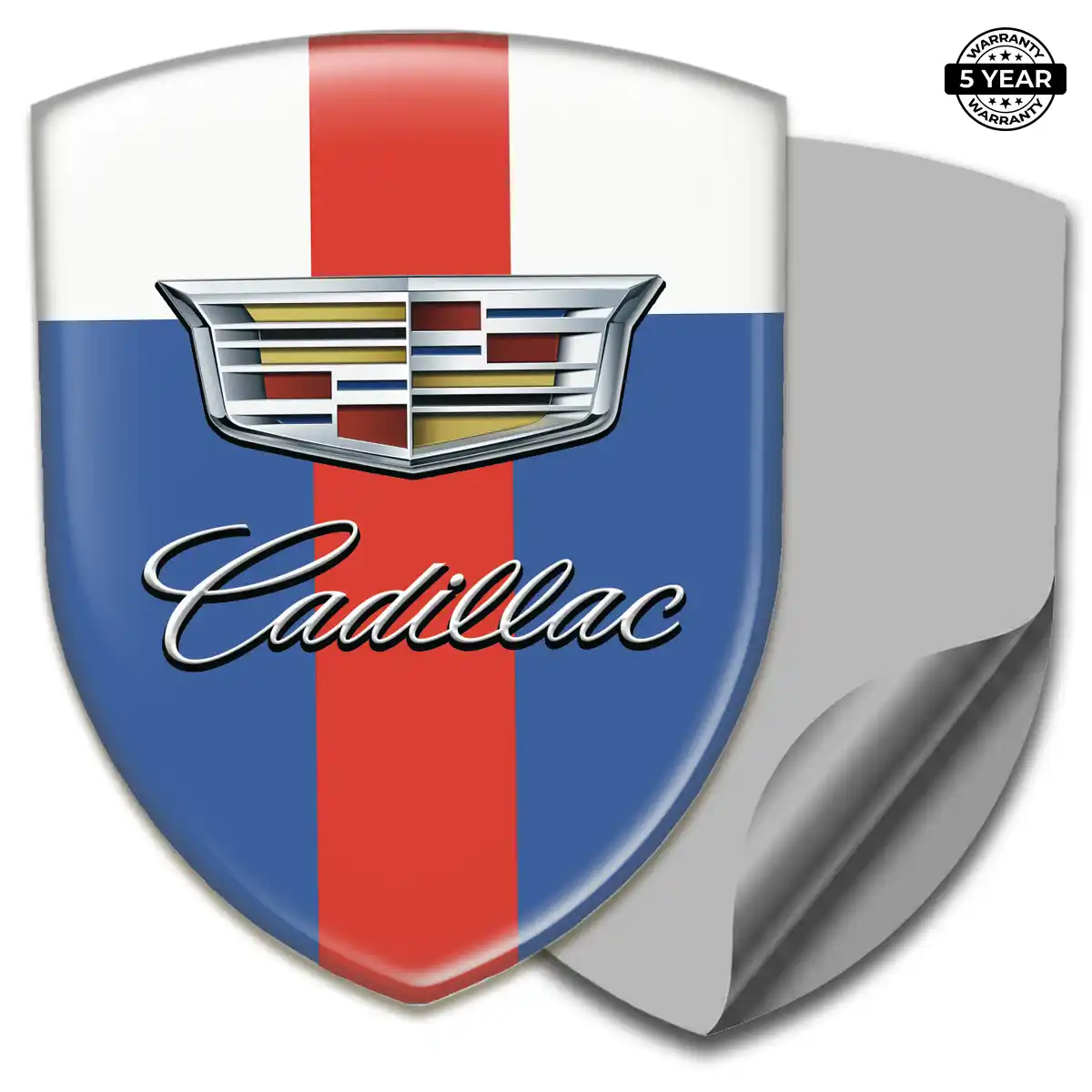 Cadillac Domed Decal Branded Line