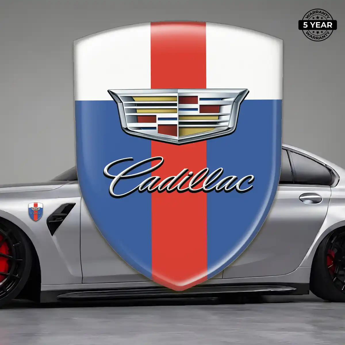 Cadillac Domed Decal Branded Line