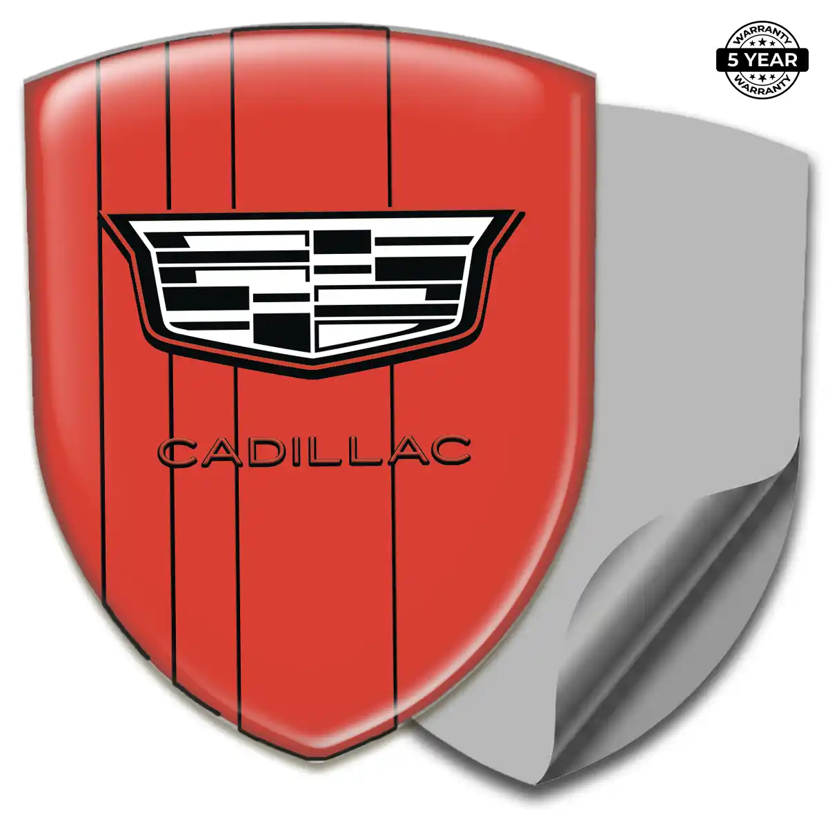 Cadillac Domed Decal Cabin Style