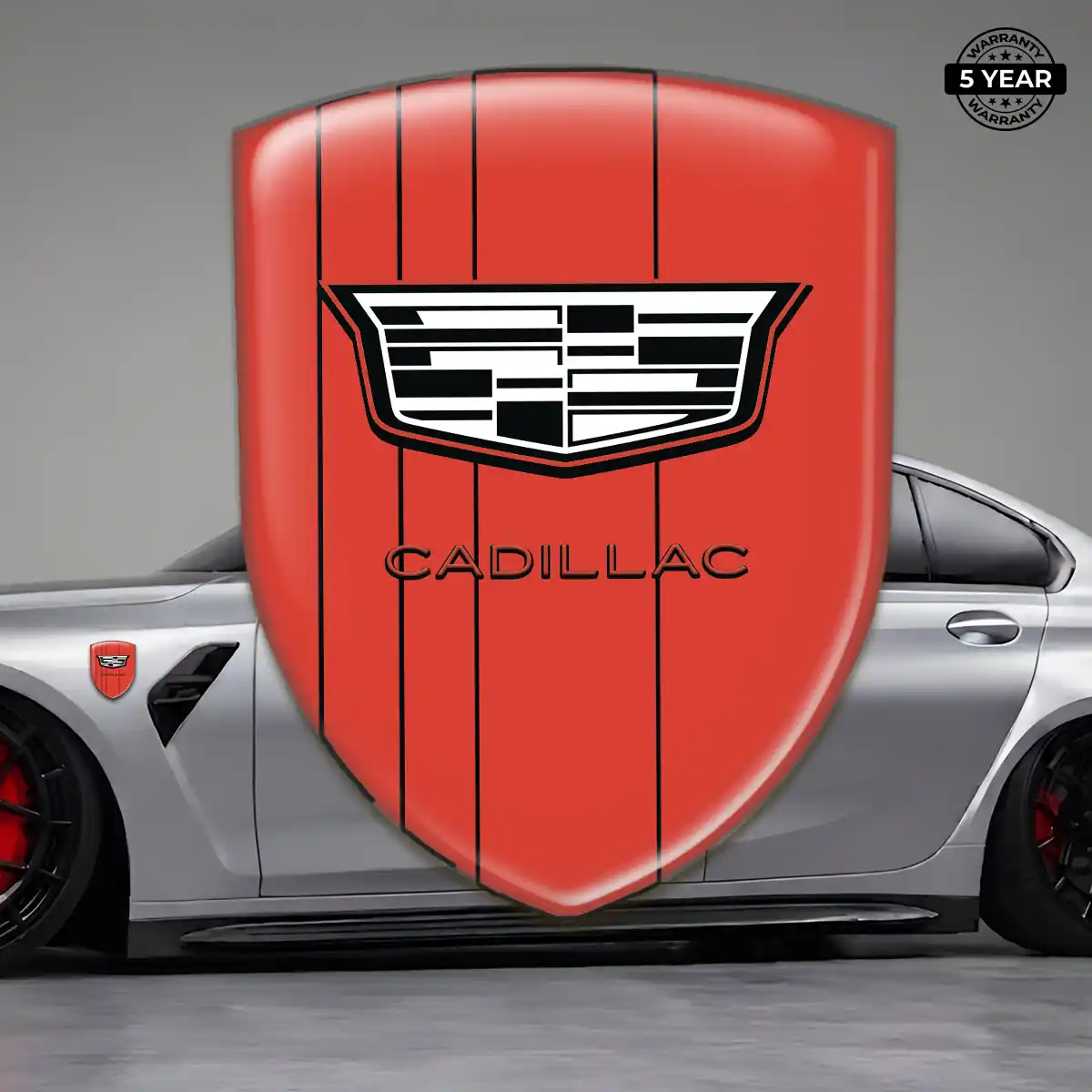 Cadillac Domed Decal Cabin Style