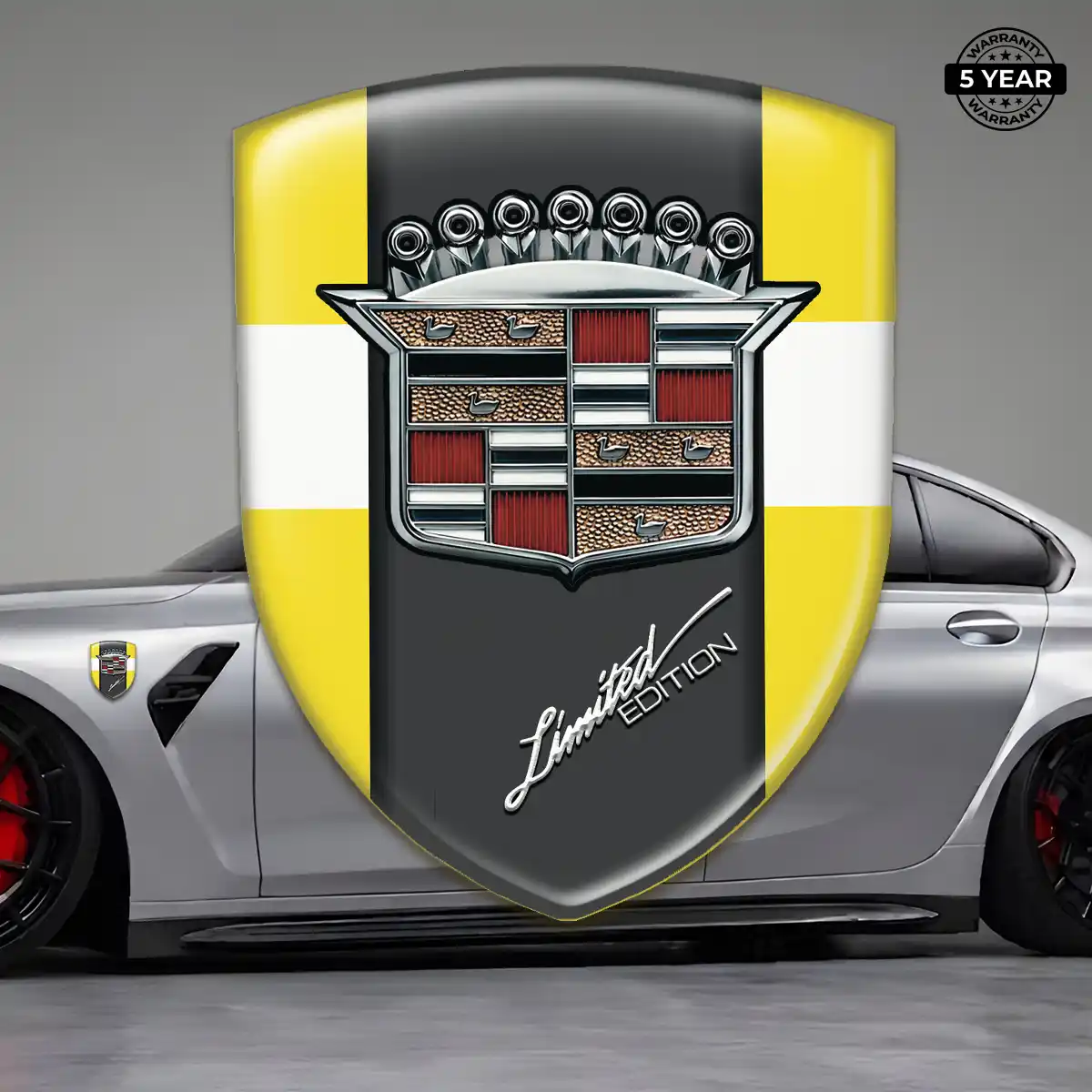 Cadillac Domed Decal Noble Edition