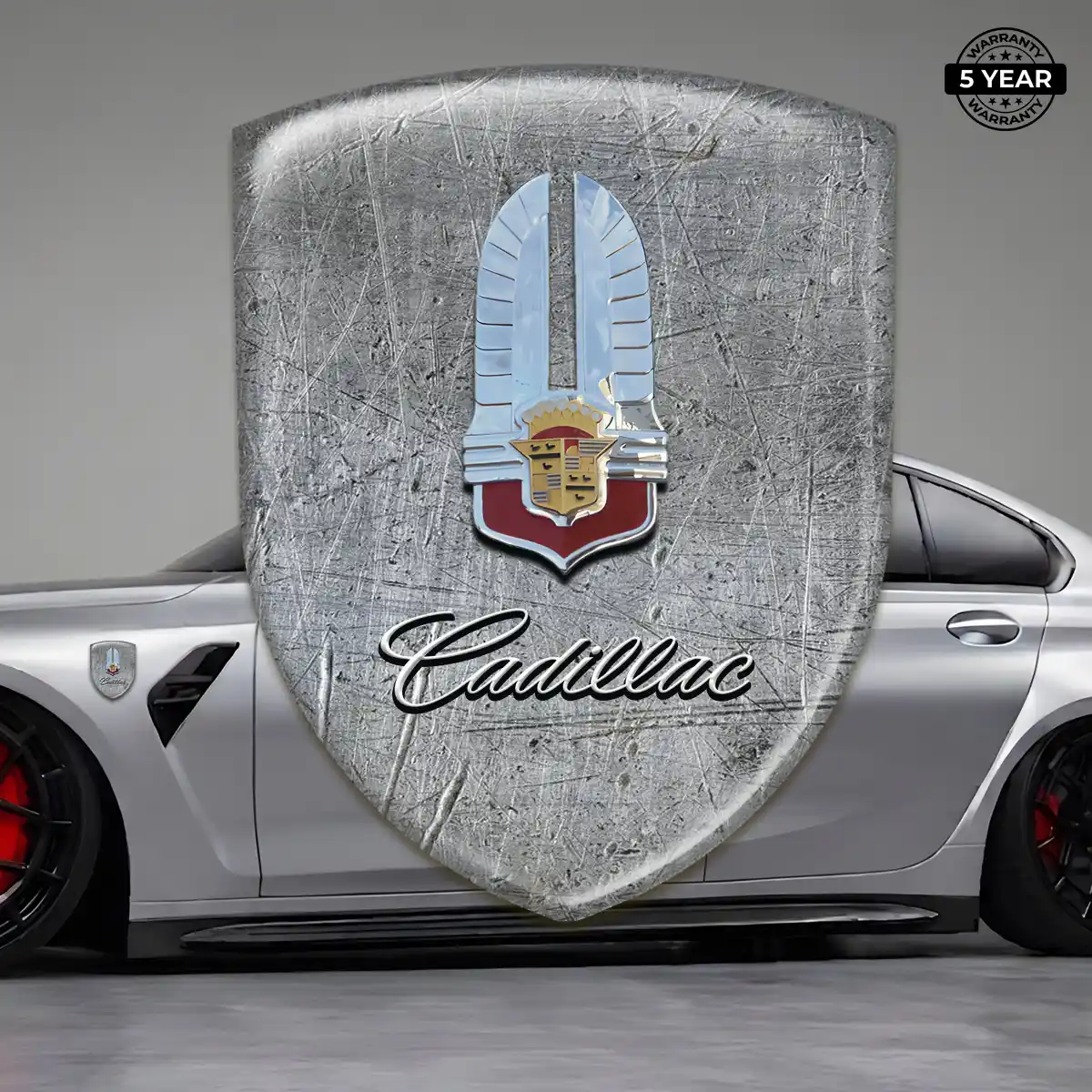 Cadillac Domed Decal Prestige Line