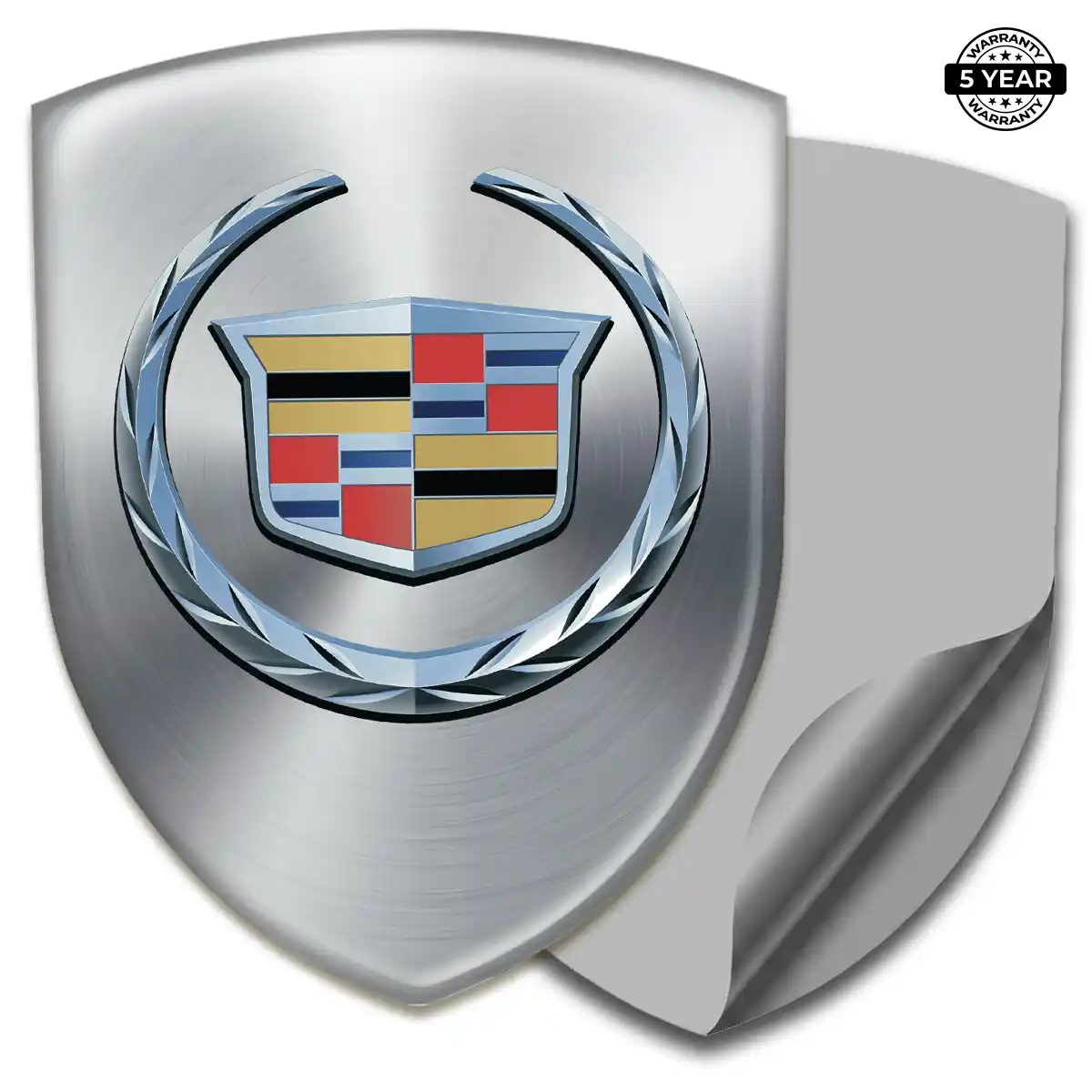 Cadillac Domed Decal Sleek Style