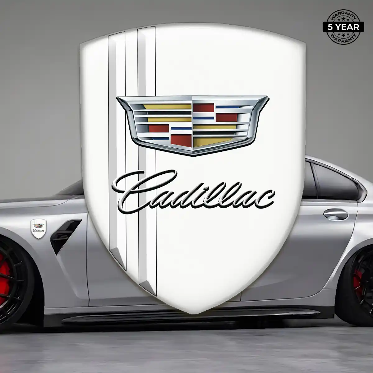 Cadillac Domed Decal Vortex Elite