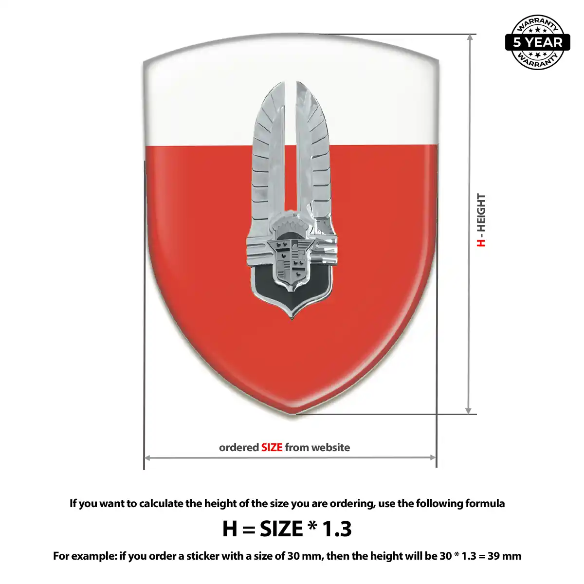 Cadillac Domed Emblem Elite Finish