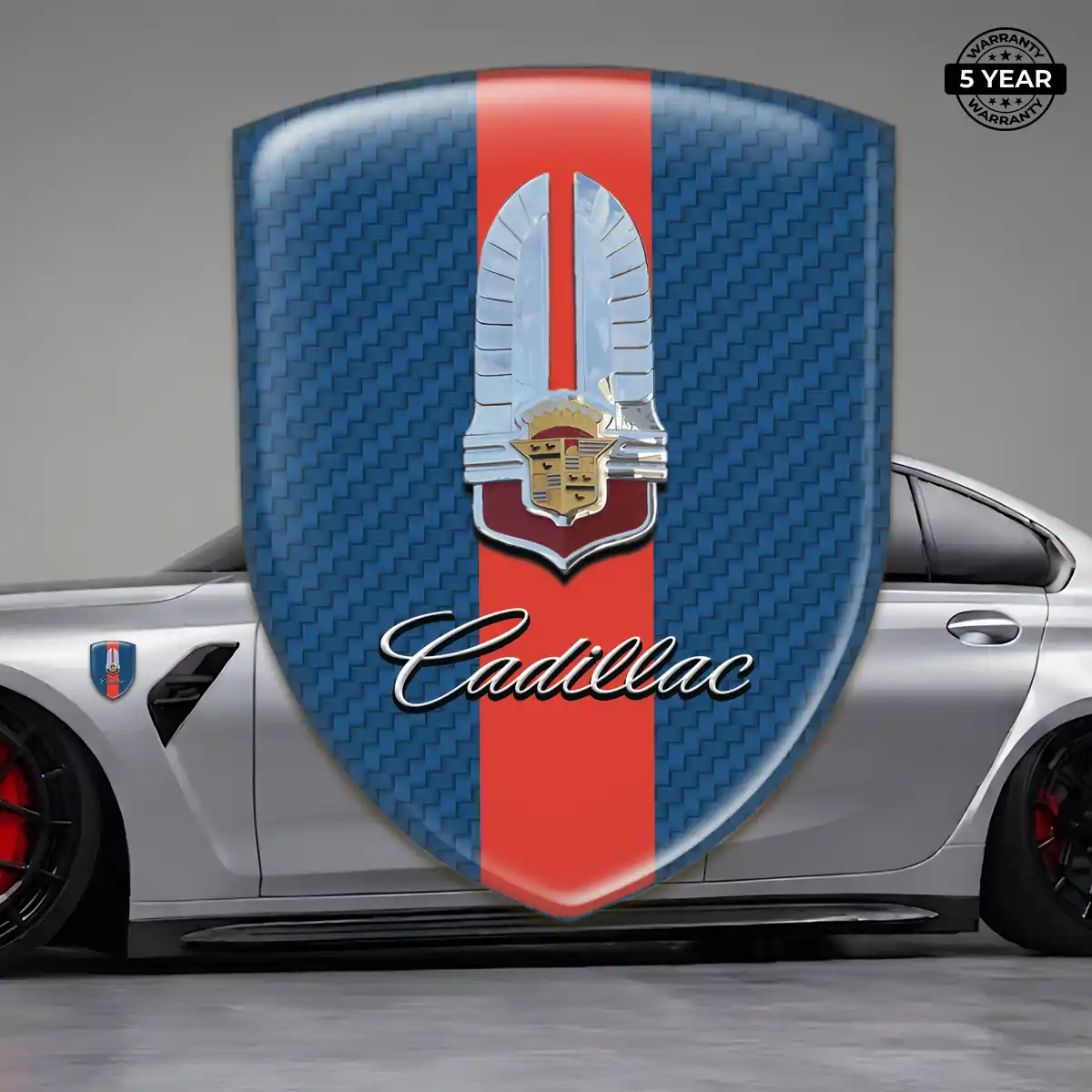 Cadillac Domed Emblem Performance Style