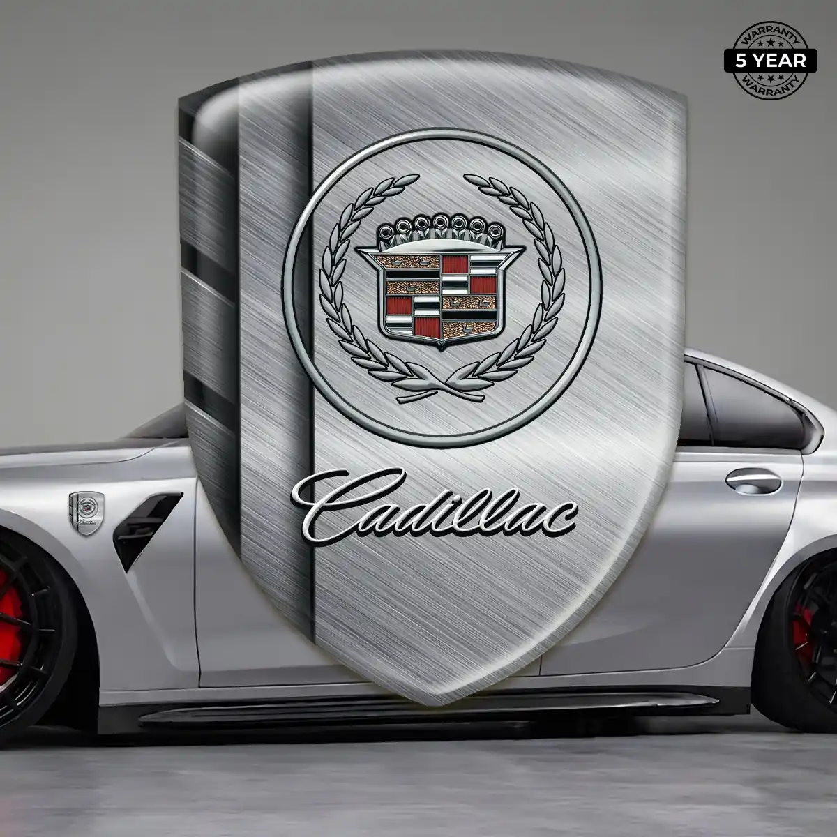 Cadillac Domed Emblem Refined Design