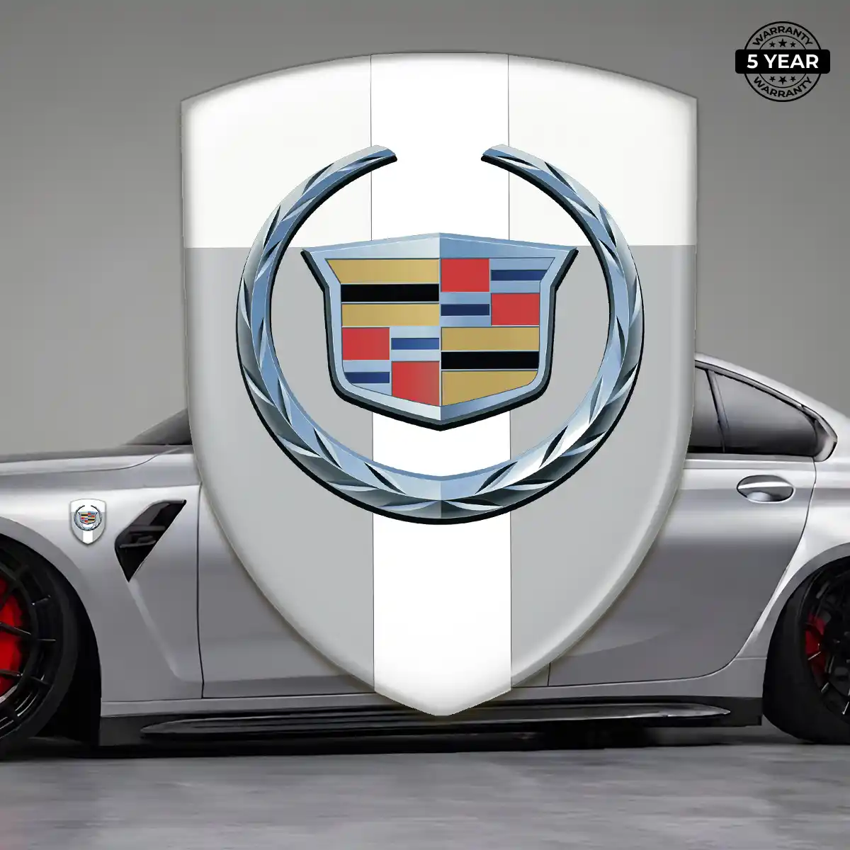 Cadillac Domed Logo Decal Auto Tuning