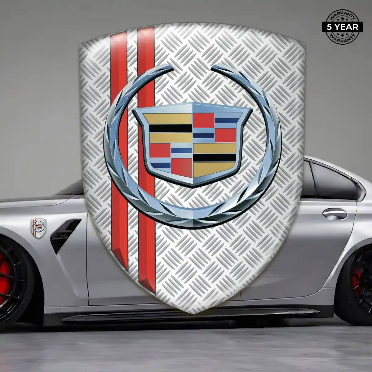 Cadillac Domed Logo Decal Cabin Style