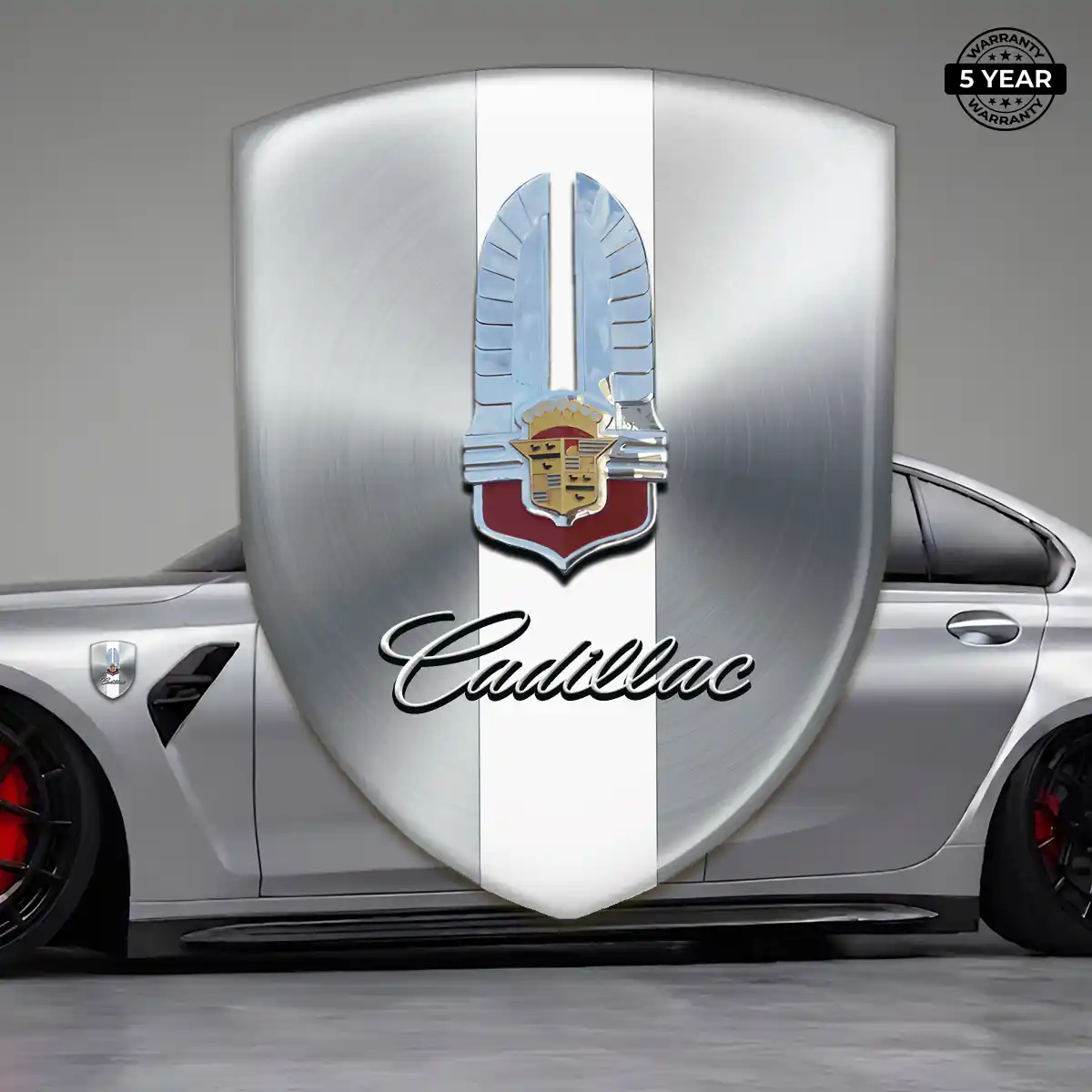 Cadillac Domed Logo Decal Exterior Luxe