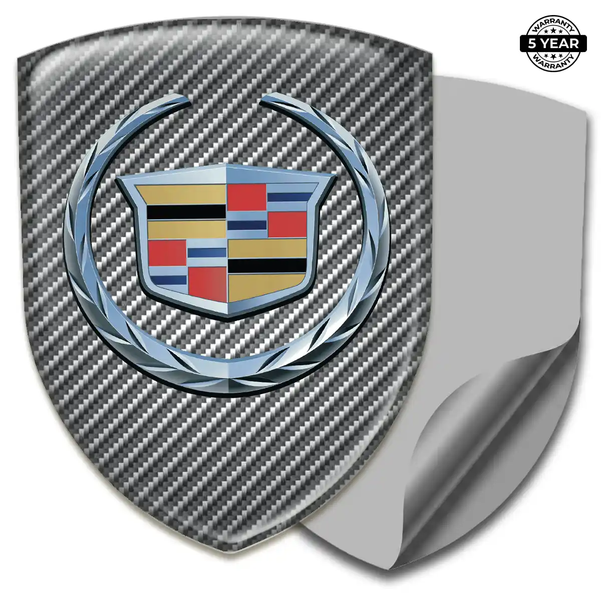 Cadillac Domed Logo Decal Noble Edition