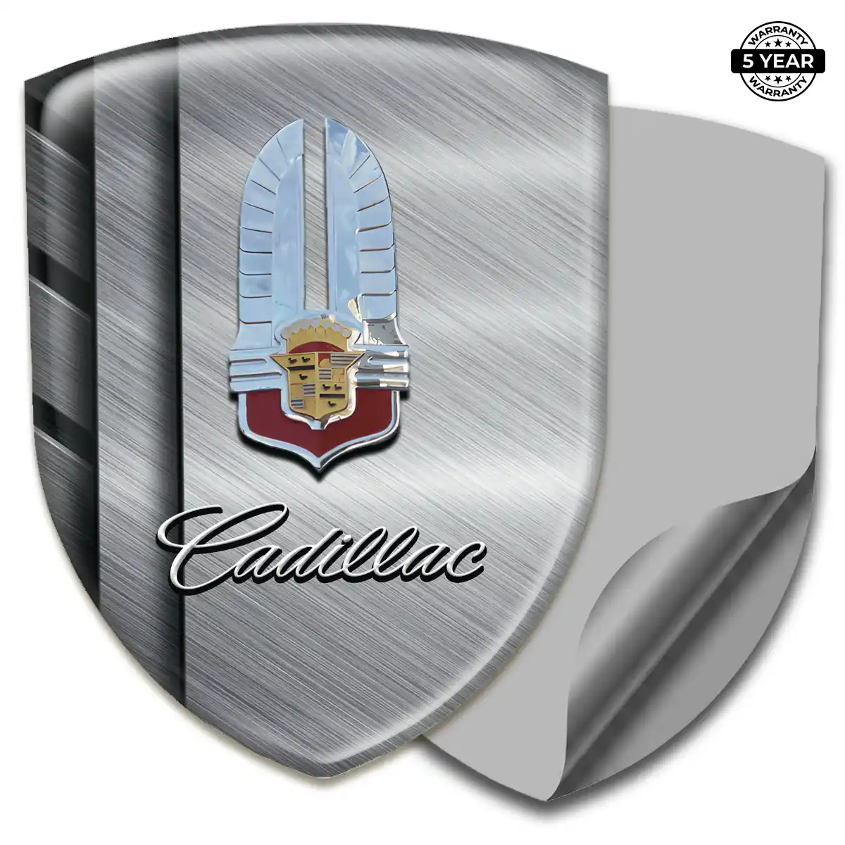 Cadillac Domed Logo Decal Premium Dome