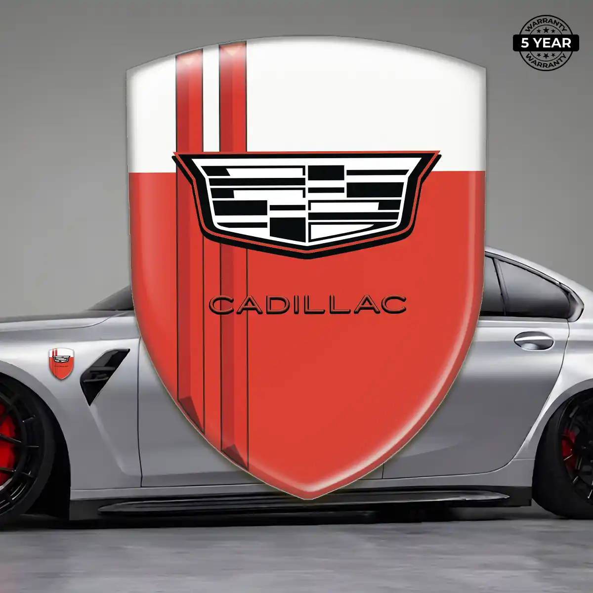 Cadillac Domed Logo Decal Prestige Line