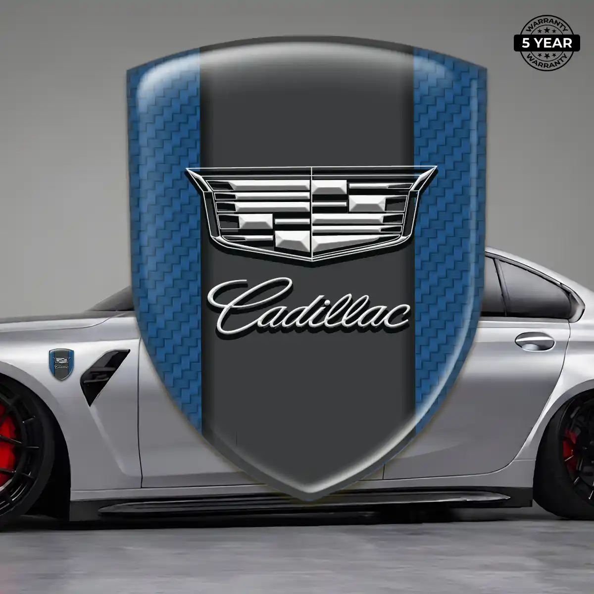 Cadillac Domed Logo Decal Signature Edition