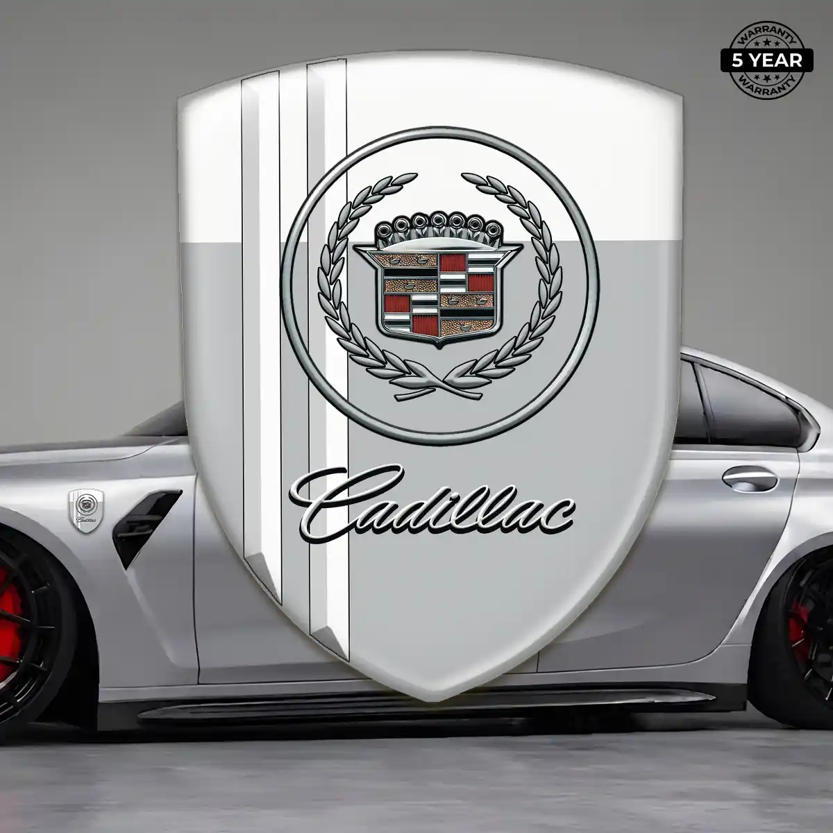 Cadillac Domed Logo Decal Signature Grade