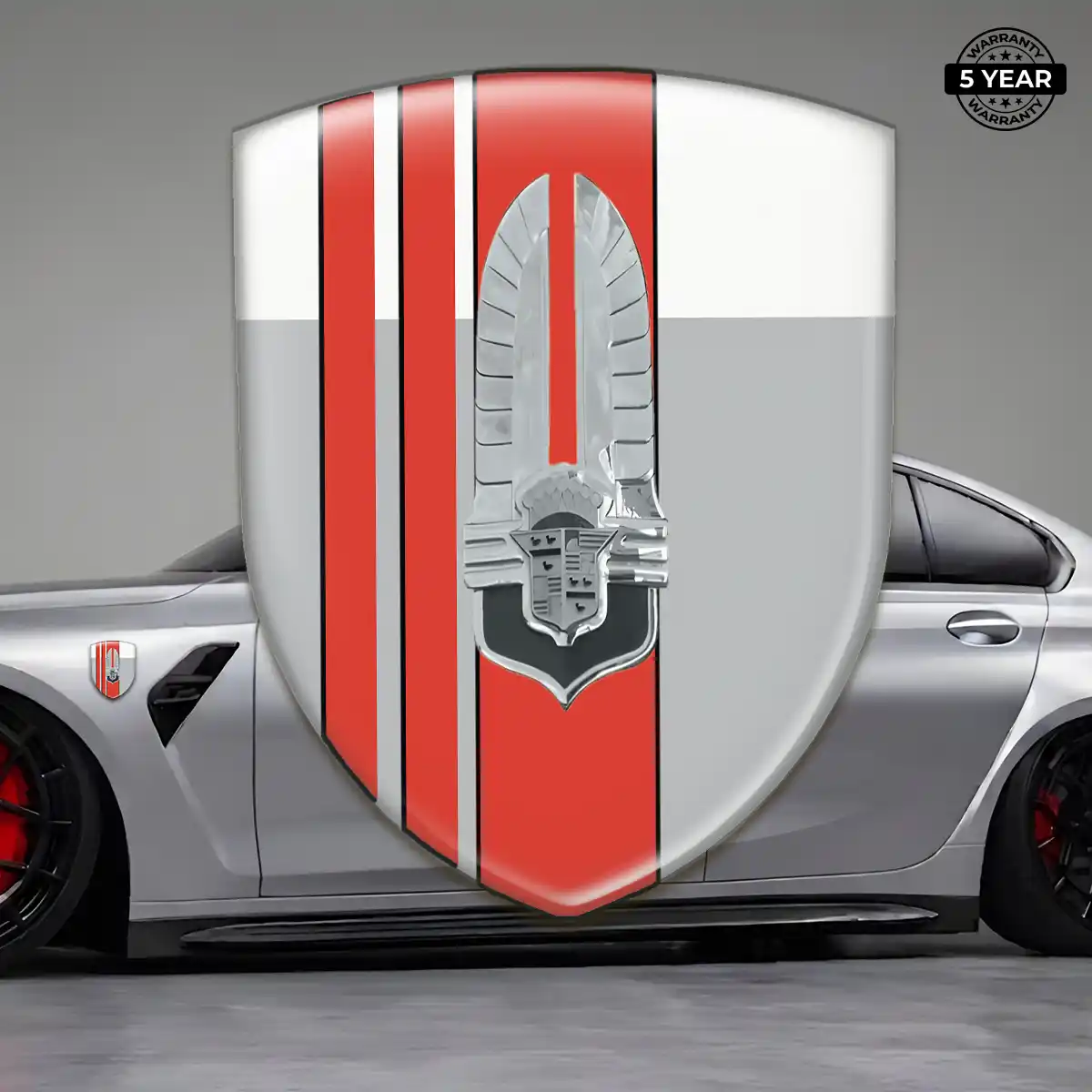 Cadillac Domed Logo Decal Sleek Style