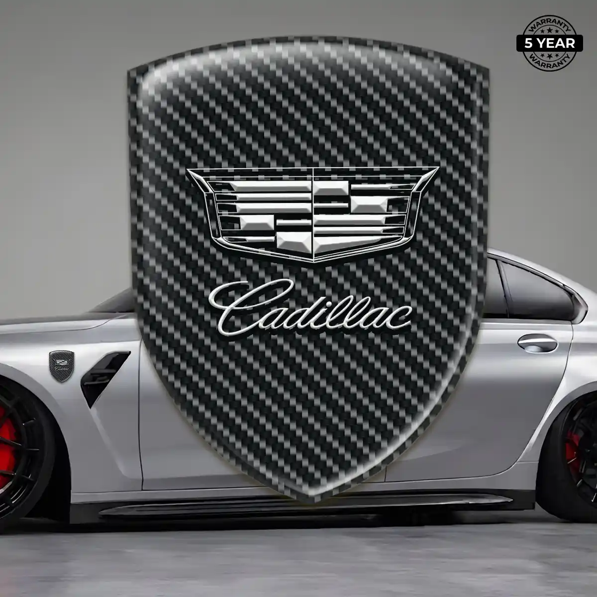 Cadillac Domed Logo Decal Sport Tuning