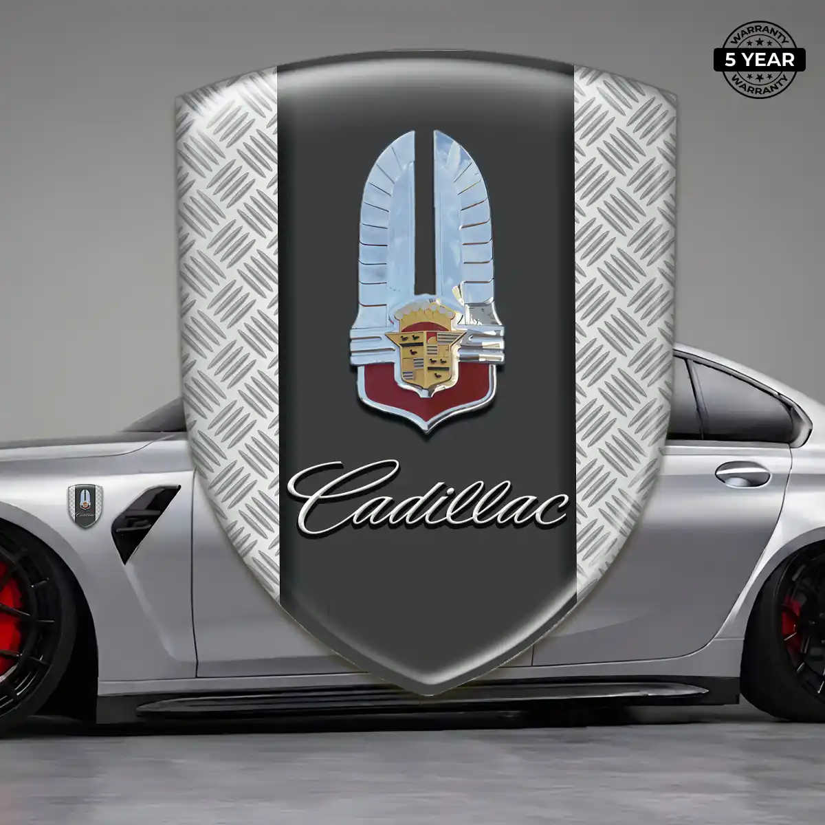 Cadillac Domed Logo Decal Street Tuning