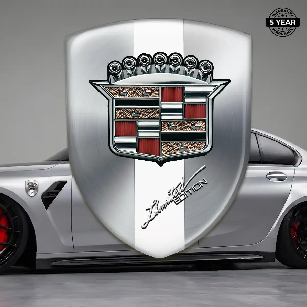 Cadillac Domed Logo Decal Superior Craft