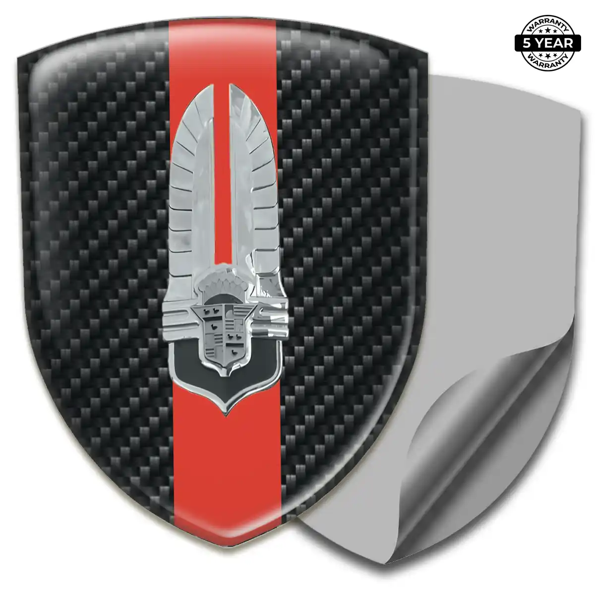 Cadillac Domed Logo Sticker Cabin Style