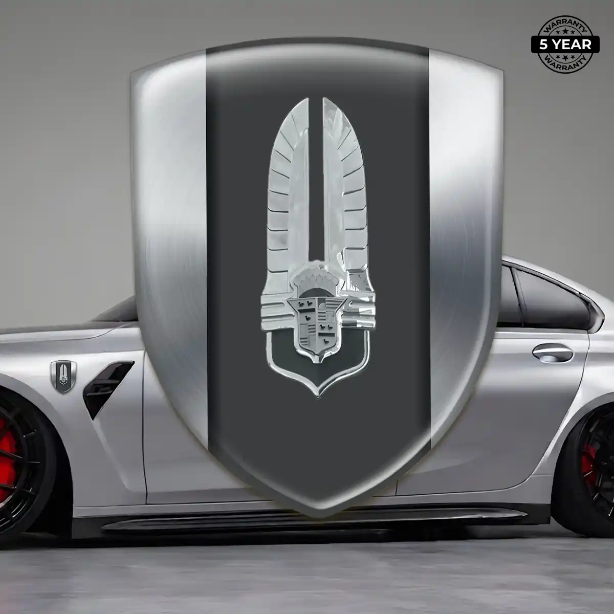 Cadillac Domed Logo Sticker Elite Finish