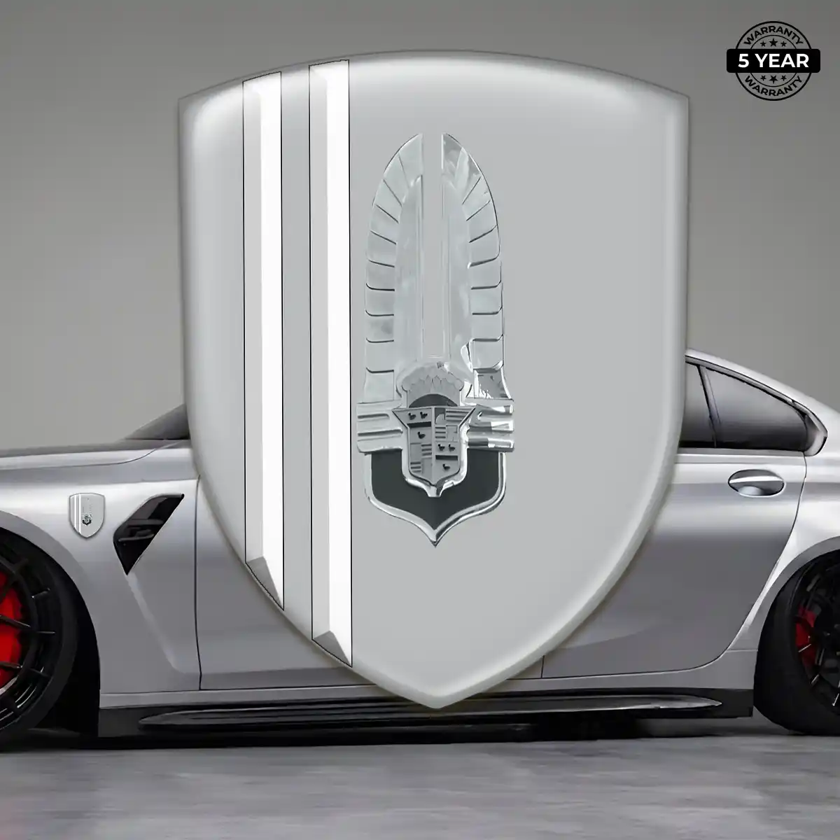 Cadillac Domed Logo Sticker Outer Style
