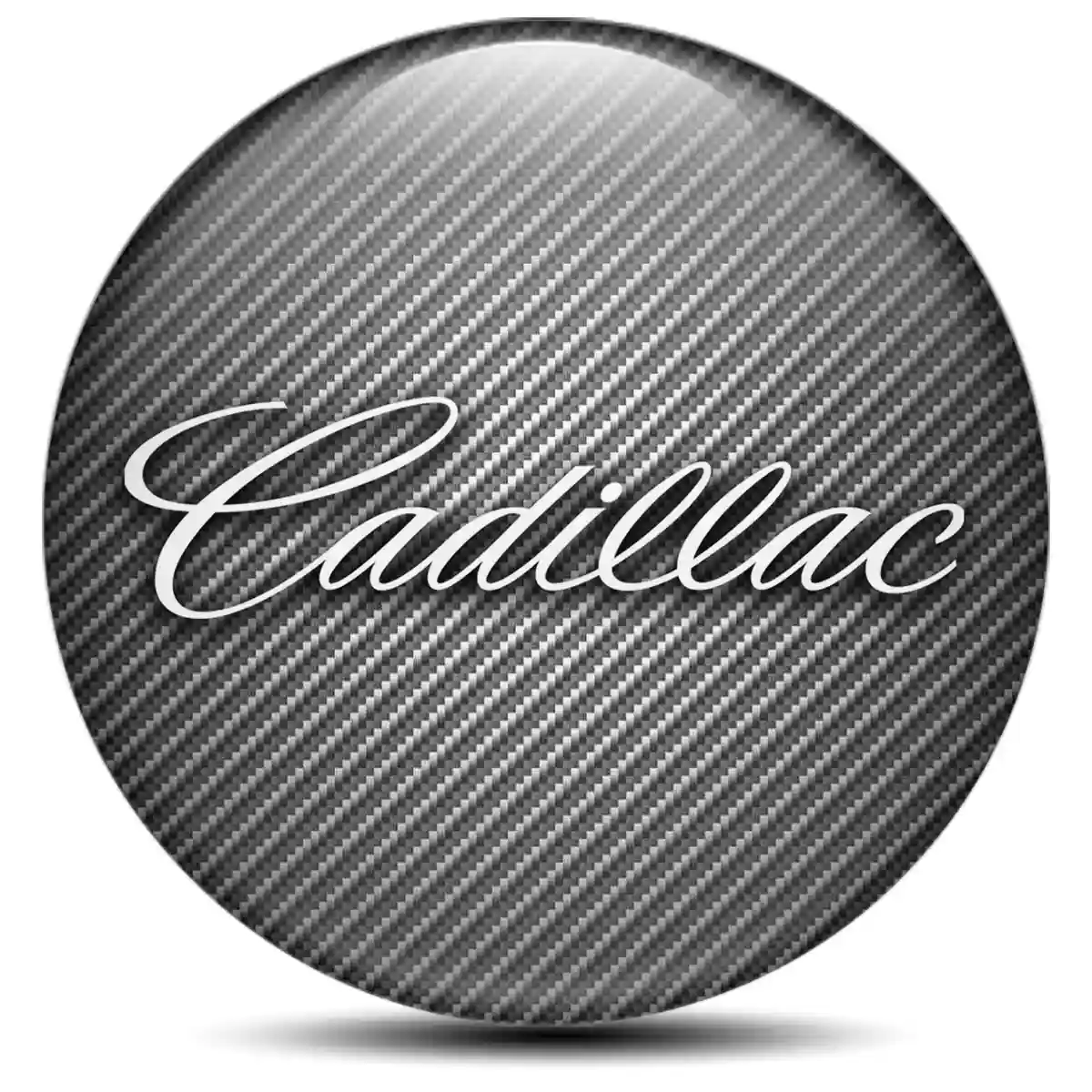 Cadillac Domed Sticker Self-Adhesive Luxury Edition