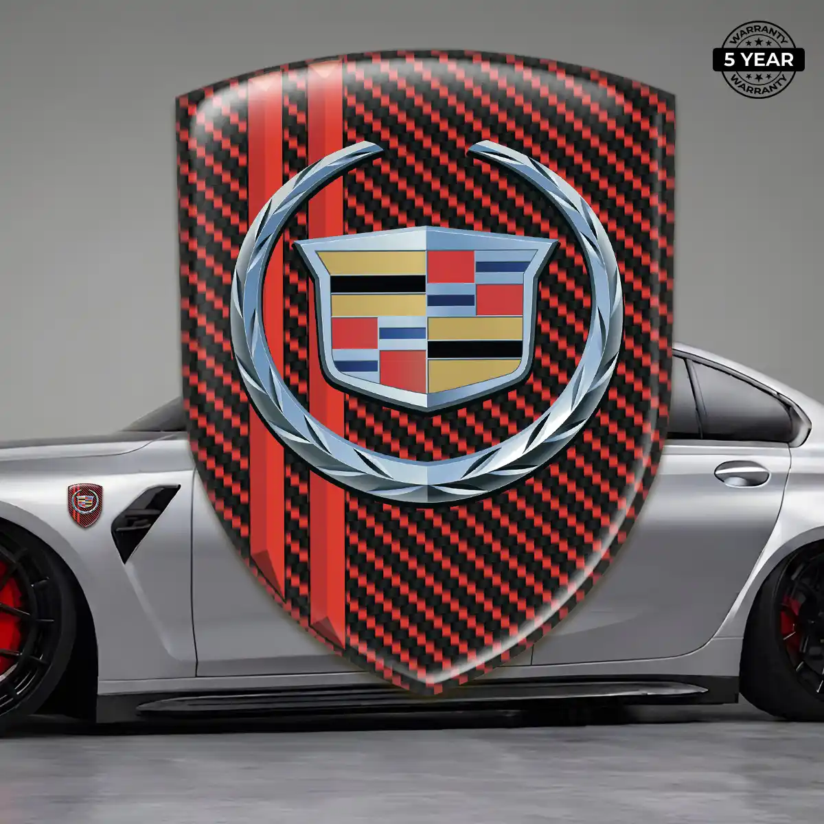 Cadillac Emblem Badge Elite Finish