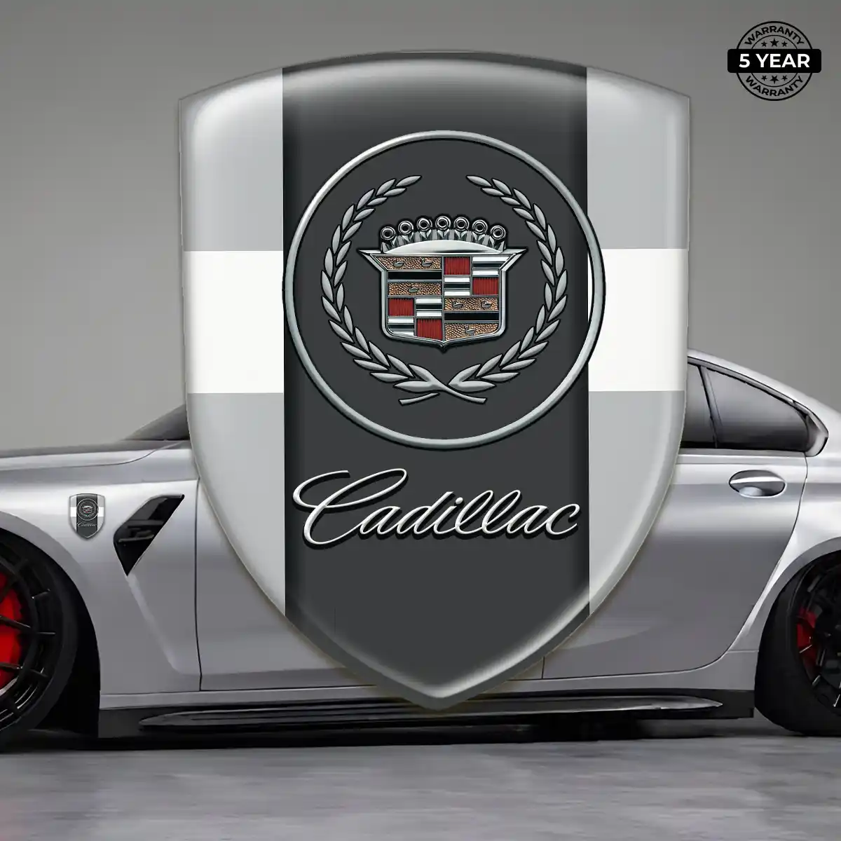 Cadillac Emblem Badge Logo Deluxe Edition