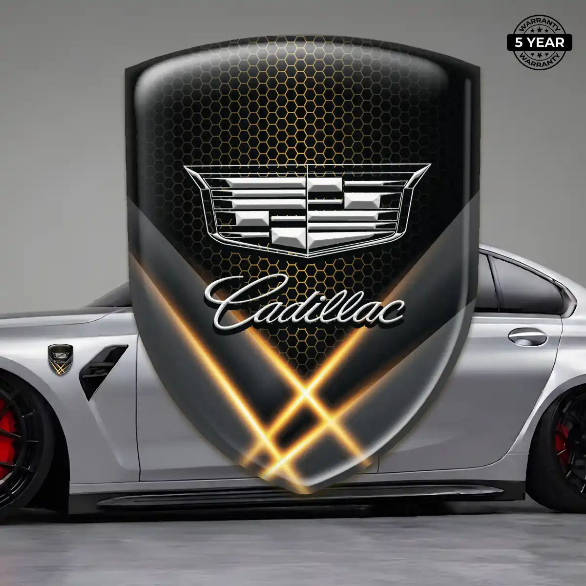 Cadillac Emblem Badge Logo Elite Finish