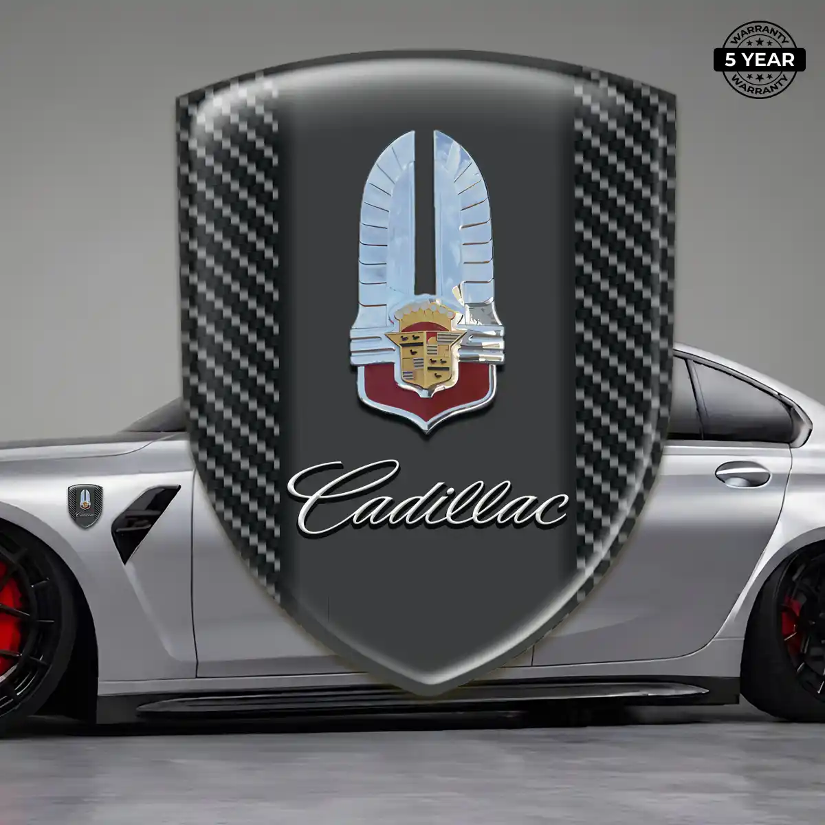 Cadillac Emblem Badge Logo Interior Elegance