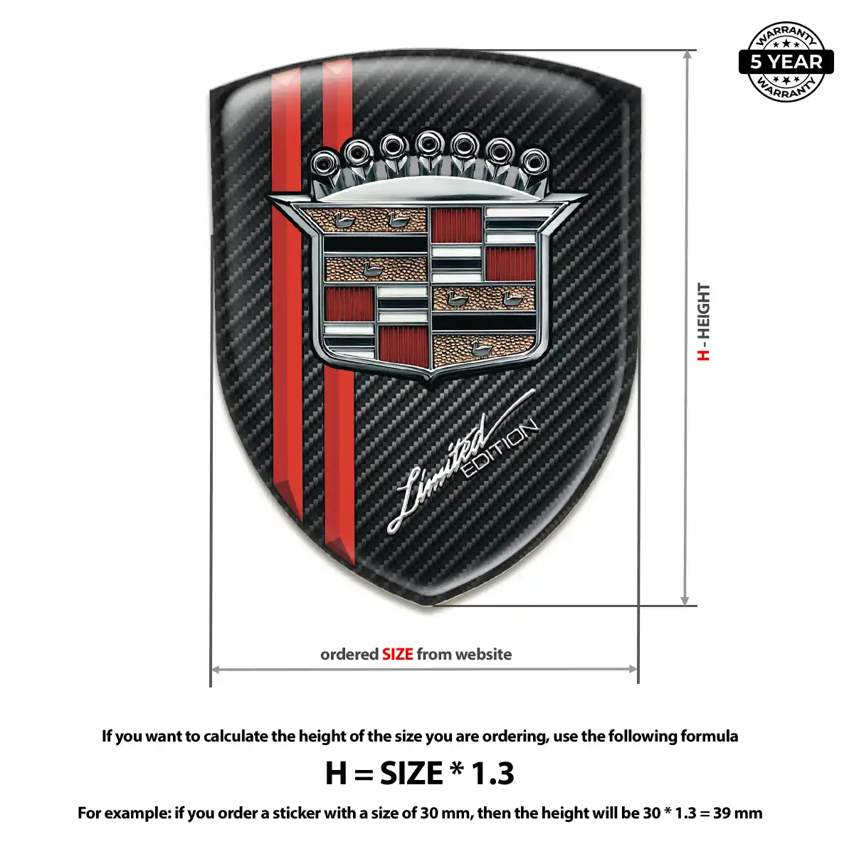 Cadillac Emblem Badge Logo Interior Luxe