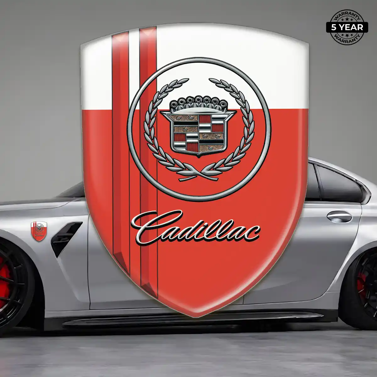 Cadillac Emblem Badge Logo Outer Style