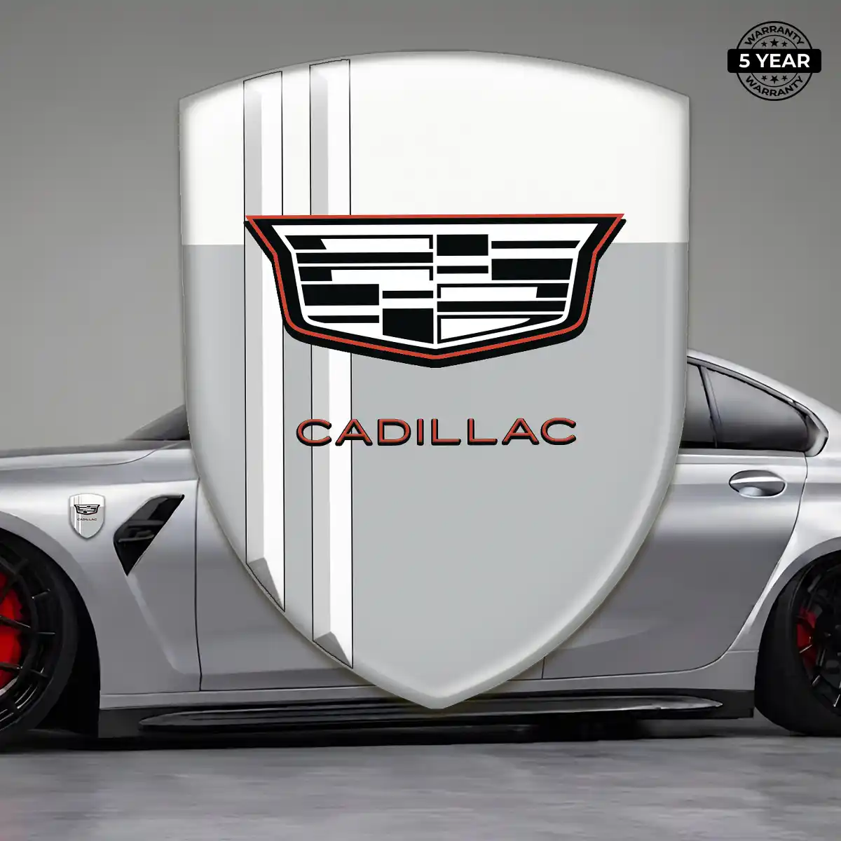 Cadillac Emblem Badge Logo Premium Dome