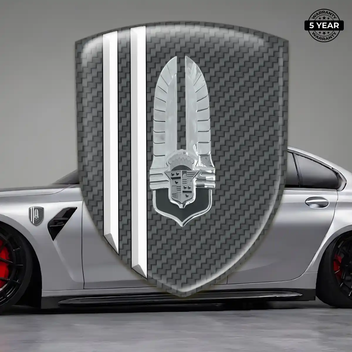 Cadillac Emblem Badge Logo Prestige Line