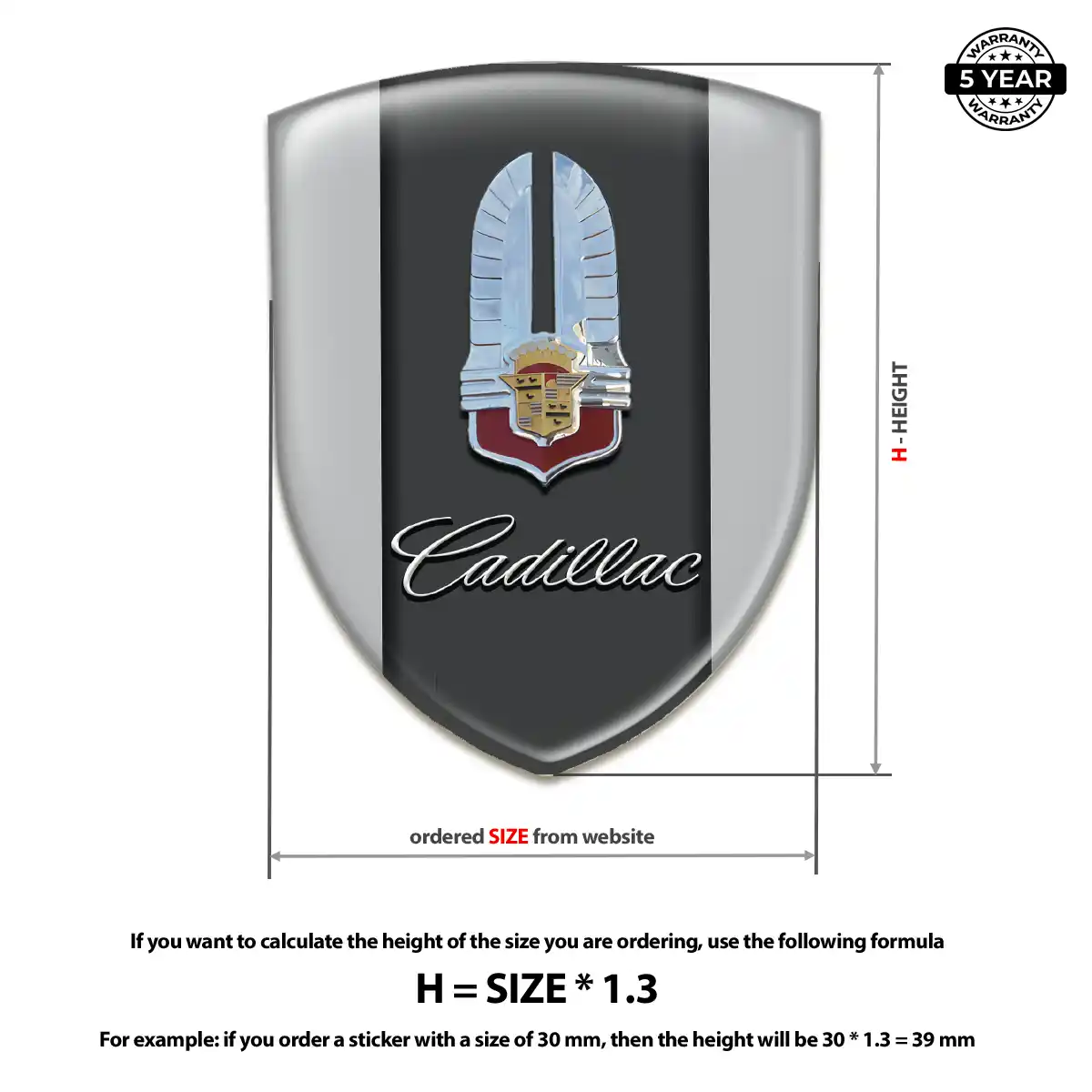 Cadillac Emblem Badge Logo Refined Design