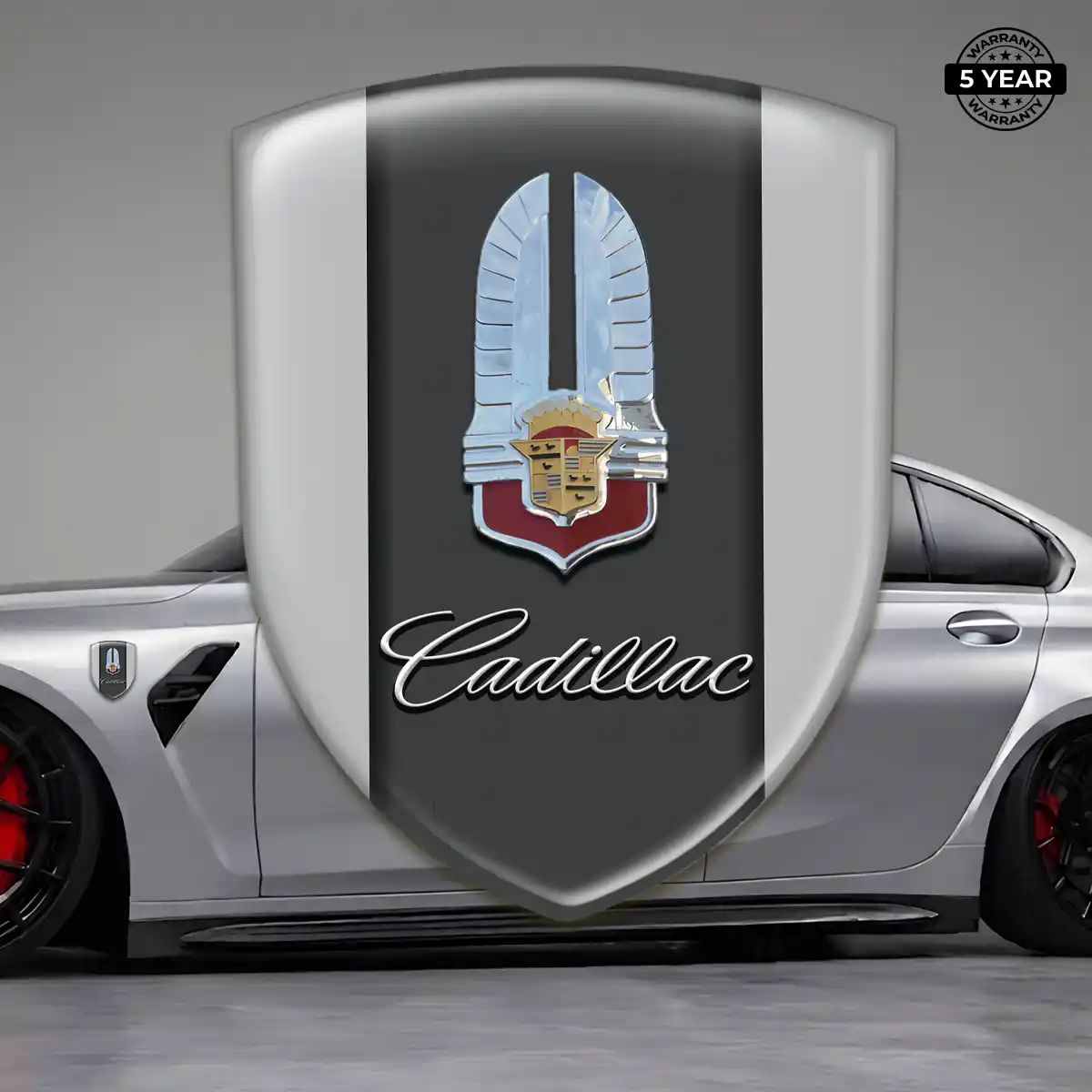 Cadillac Emblem Badge Logo Refined Design