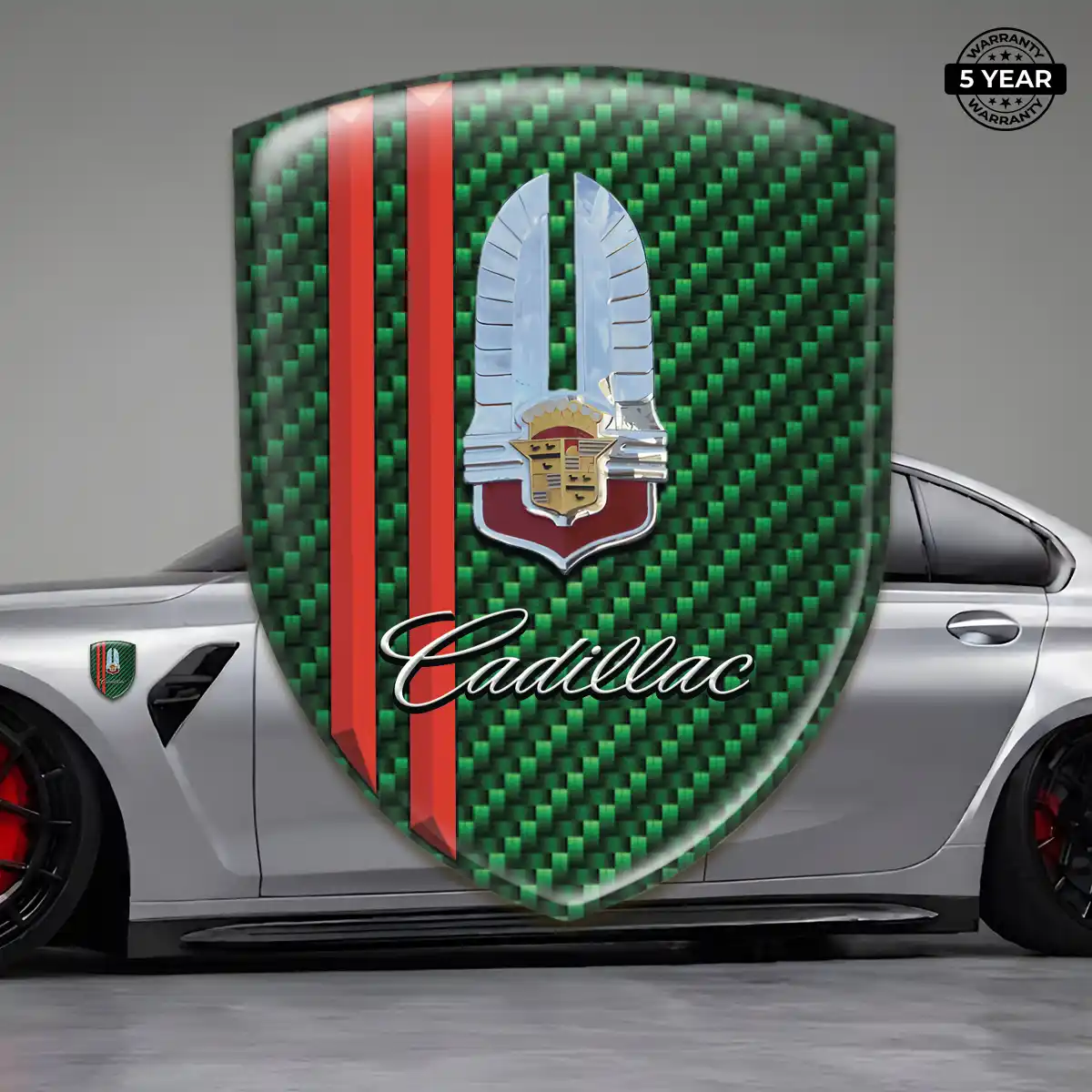 Cadillac Emblem Badge Logo Resin Luxe