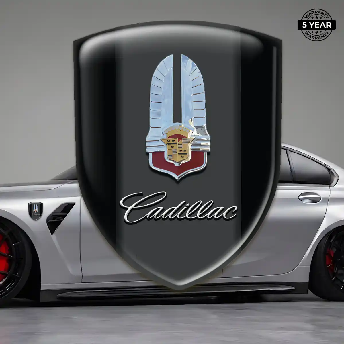 Cadillac Emblem Badge Logo Superior Craft