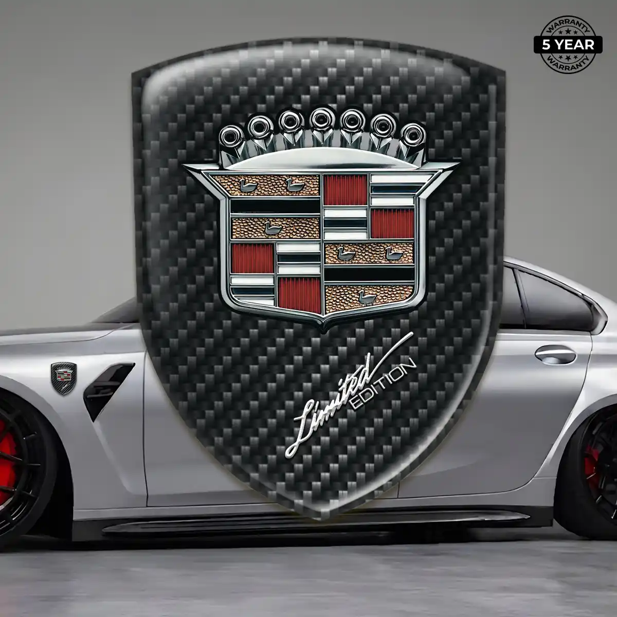 Cadillac Emblem Badge Marked Edition