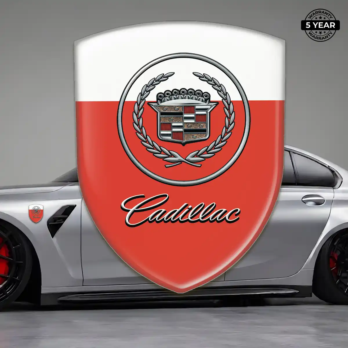 Cadillac Emblem Badge Outer Style