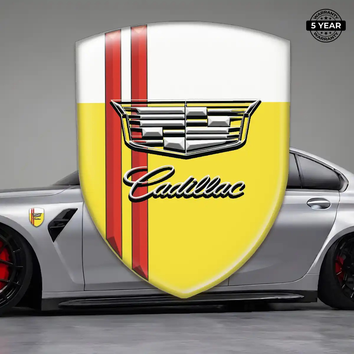 Cadillac Emblem Badge Premium Dome