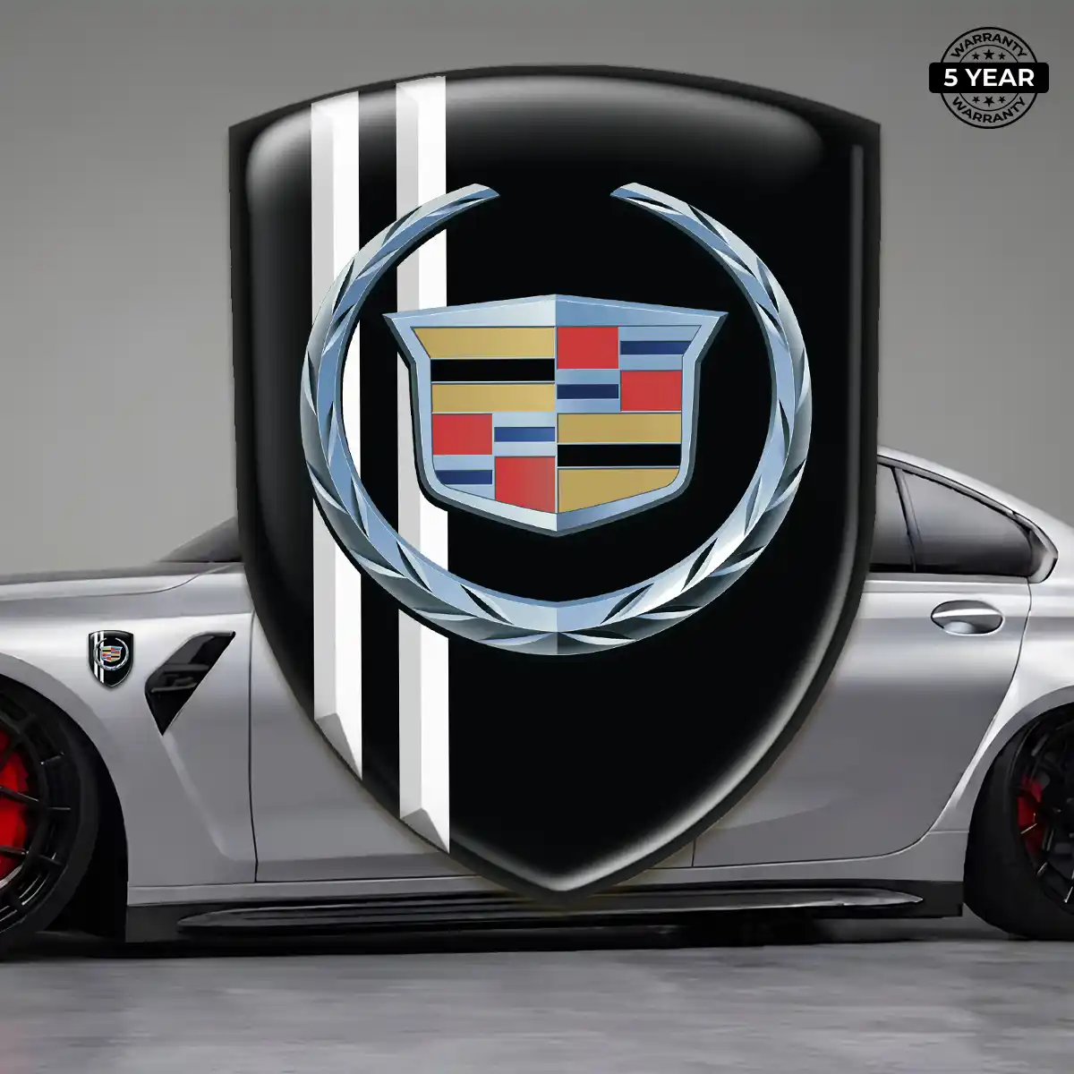 Cadillac Emblem Badge Refined Design