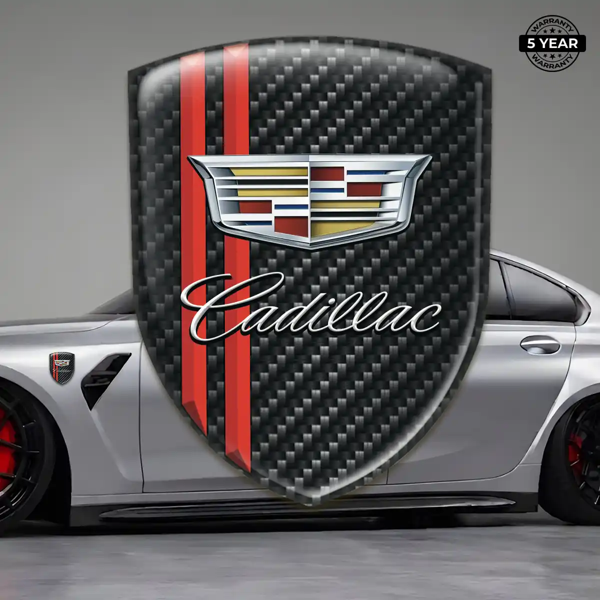 Cadillac Emblem Badge Resin Elite