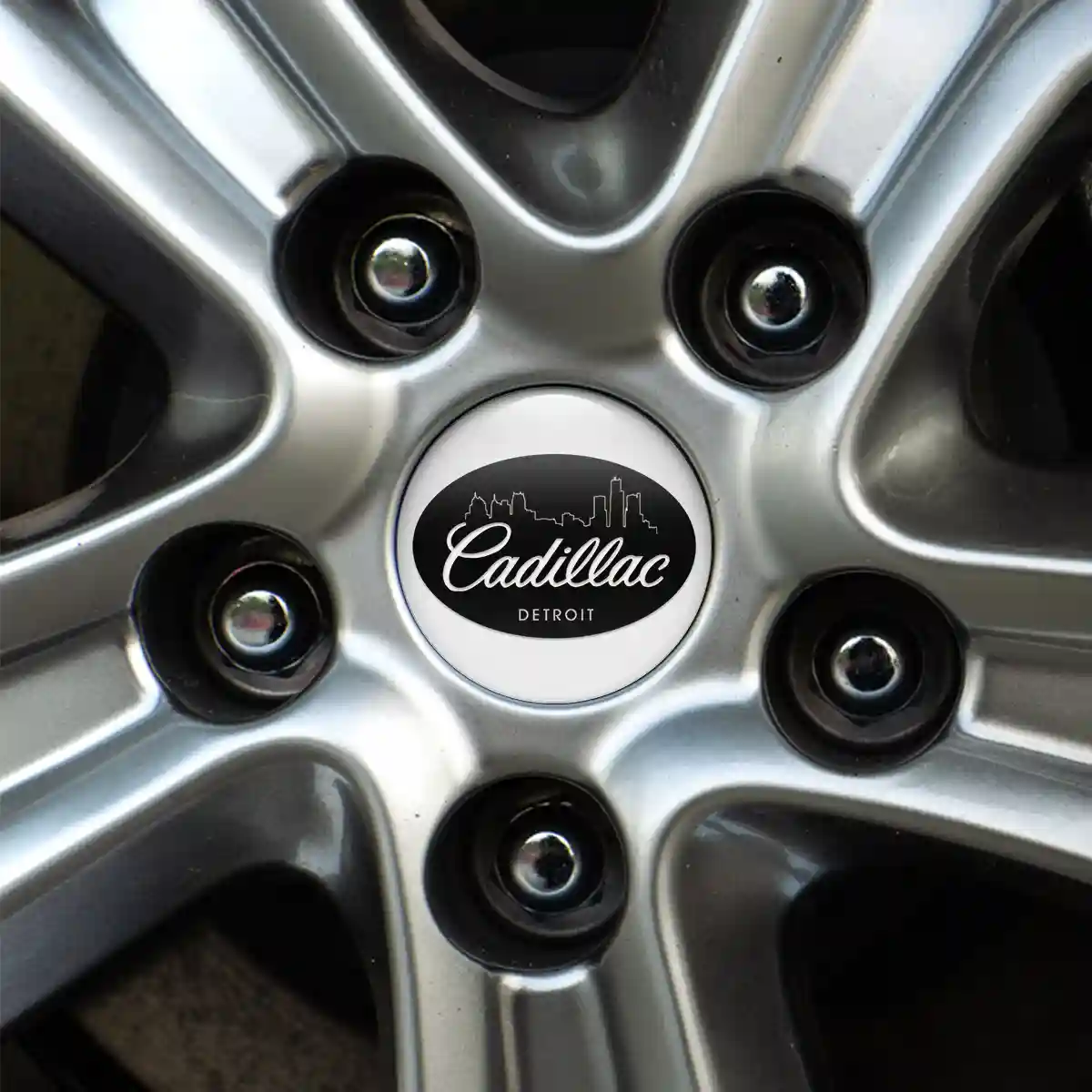 Cadillac Emblem Badge Self-Adhesive Premium Edition