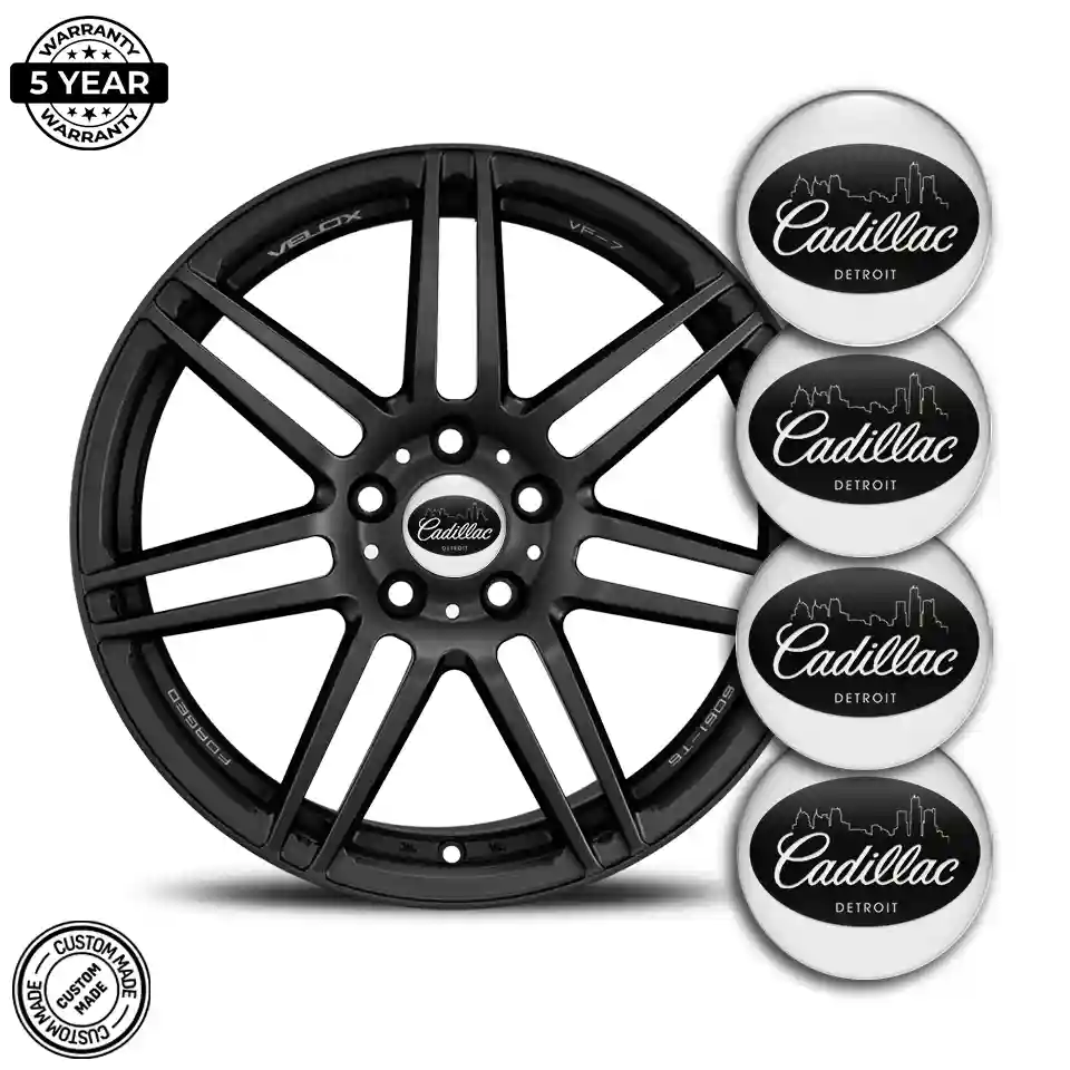 Cadillac Emblem Badge Self-Adhesive Premium Edition