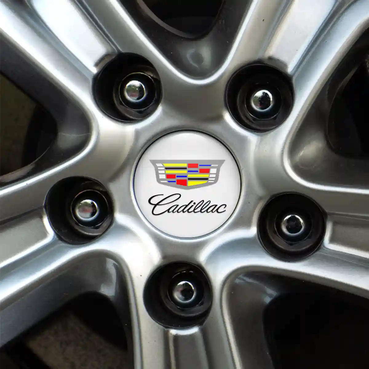 Cadillac Emblem Badge Self-Adhesive Premium Quality